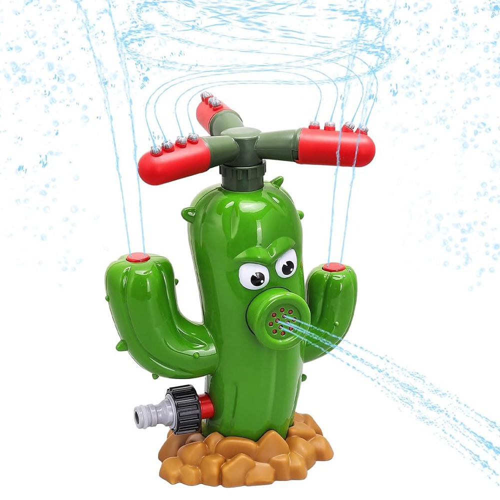 Sprinkler Splash Pad - 물 스프레이 장난감 선인장 스프링클러 야외