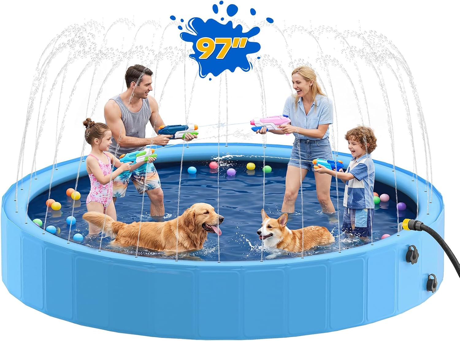 Sprinkler Splash Pad - 스플래시 패드 PVC 소재 대형 헤비듀티