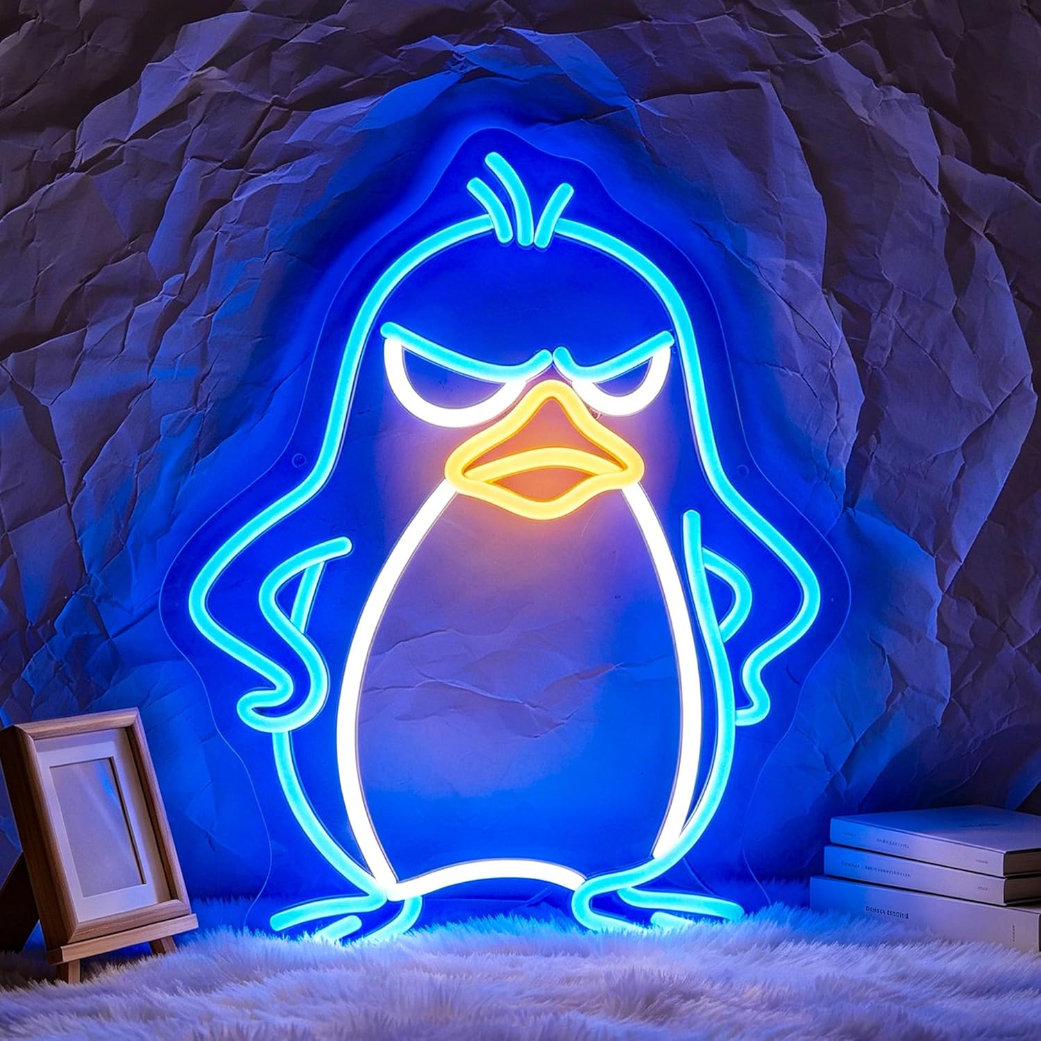 Kids Outdoor Zoo - 펭귄 네온사인 USB 전원 LED 네온