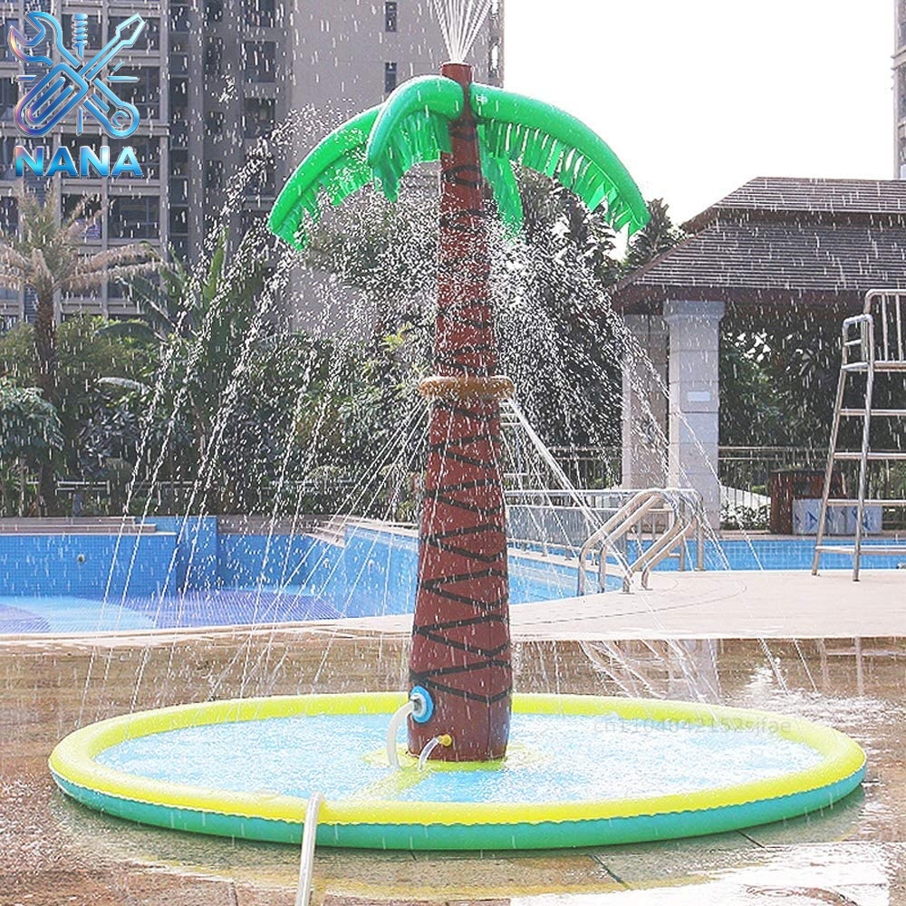 Sprinkler Splash Pad - 68인치 코코넛 나무 모양 에어 스프링클러