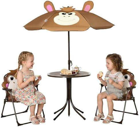 Kids Outdoor Umbrella For Table - 어린이용 테이블 및 의자 세트 피크닉