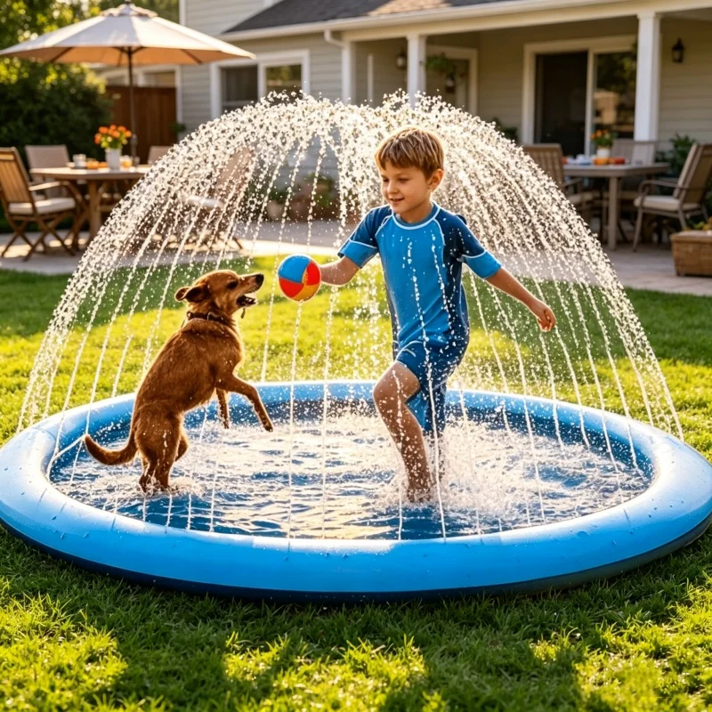 Sprinkler Splash Pad - 170×180cm 대형 물 스플래시 패드 풍선