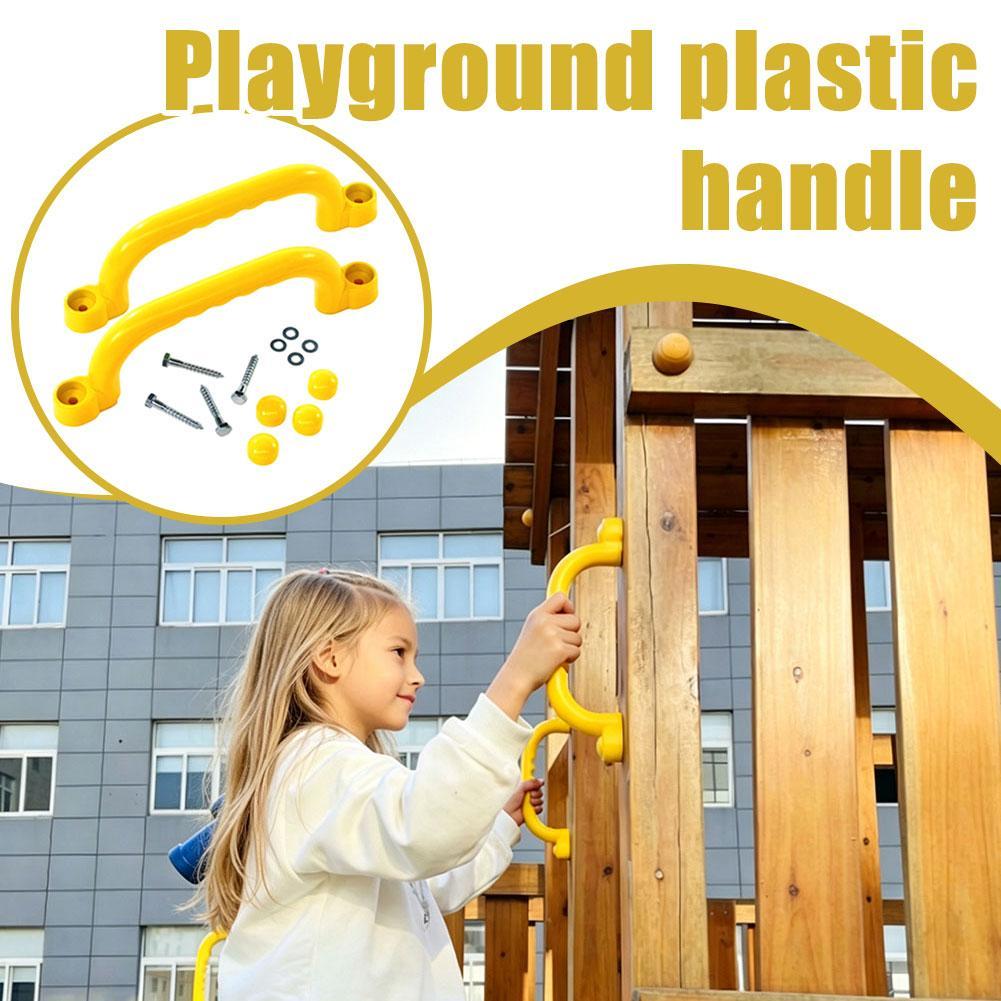Kids Outdoor Gym Equipment - 놀이터 안전 손잡이, 등반 프레임용 야외