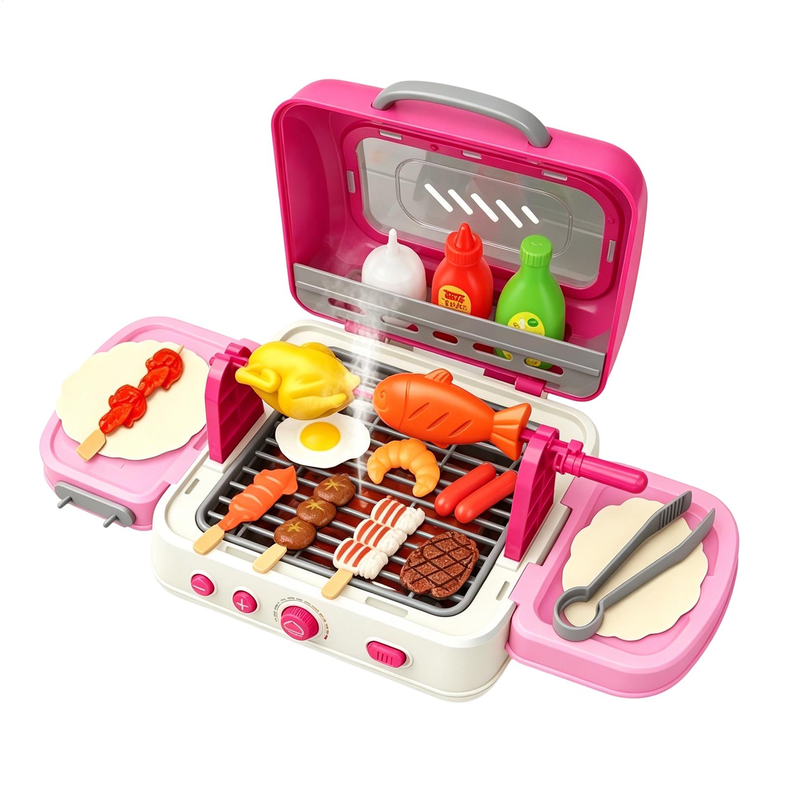Kids Outdoor Grill Set - 어린이 야외 그릴 플레이 세트 접이식