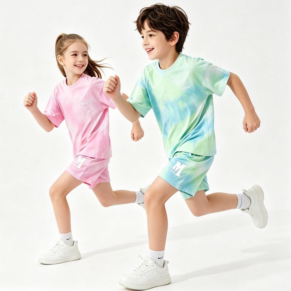 Kids Outdoor Outfit - 5-14 세 어린이 스포츠 세트 코튼