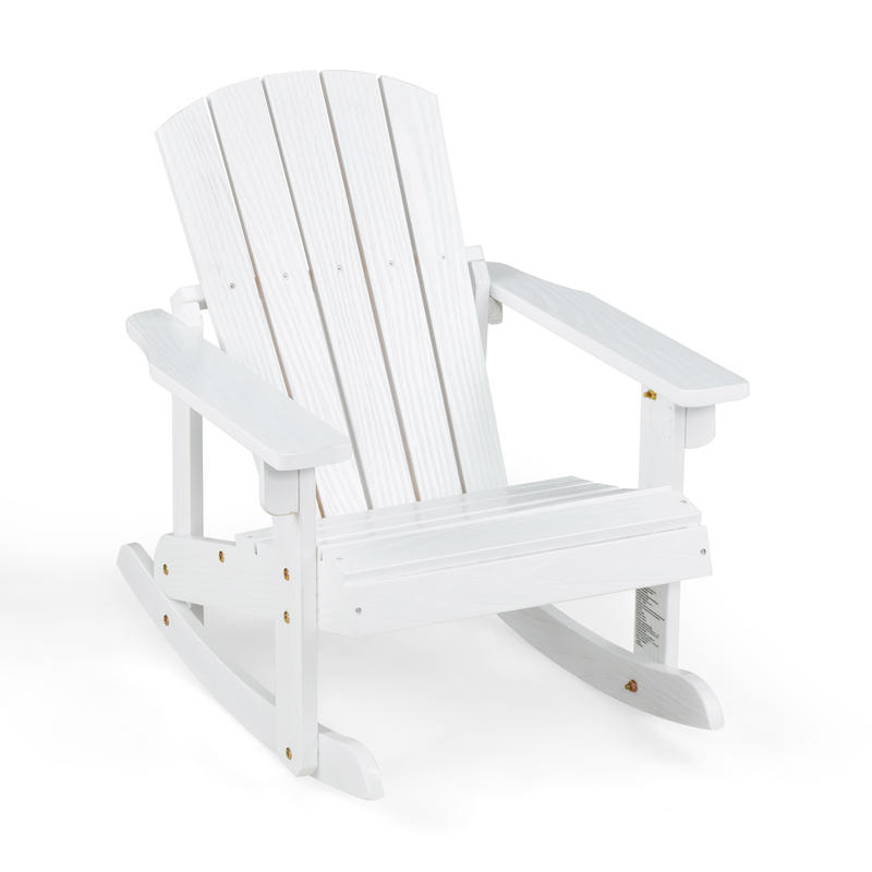 Kids Outdoor Adirondack Chair - 야외용 목재 어린이용 아디론닥 흔들의자(슬랫 시트