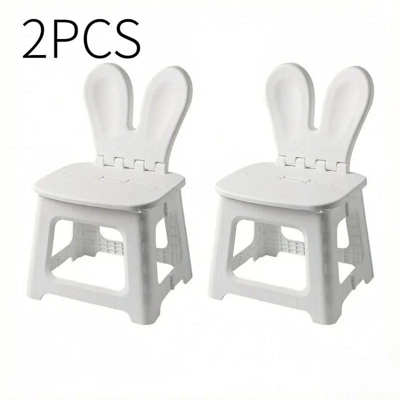 2PCS 두꺼운 토끼 만화 접이식 의자, 어린이를 위한 - Kids Outdoor Folding Chair 리뷰 및 가격