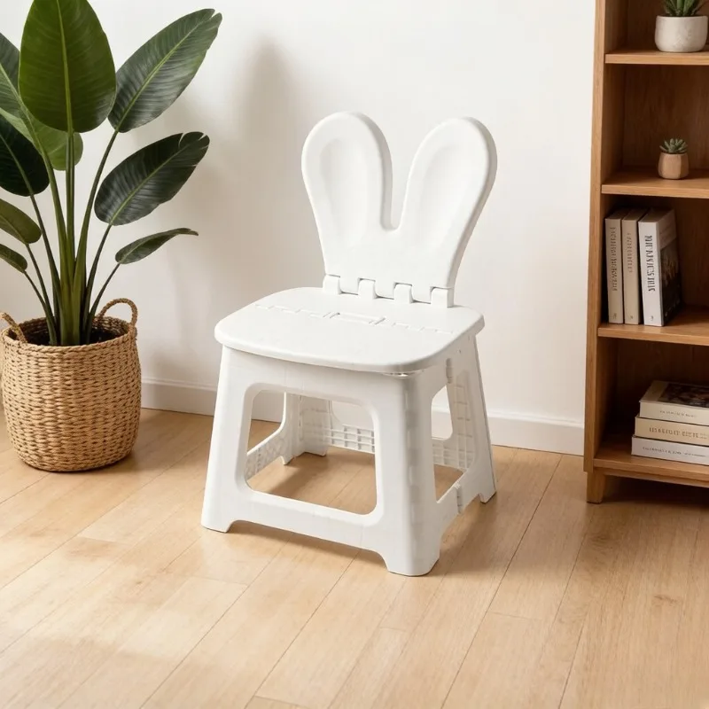 2PCS 두꺼운 토끼 만화 접이식 의자, 어린이를 위한 - Kids Outdoor Folding Chair 리뷰 및 가격