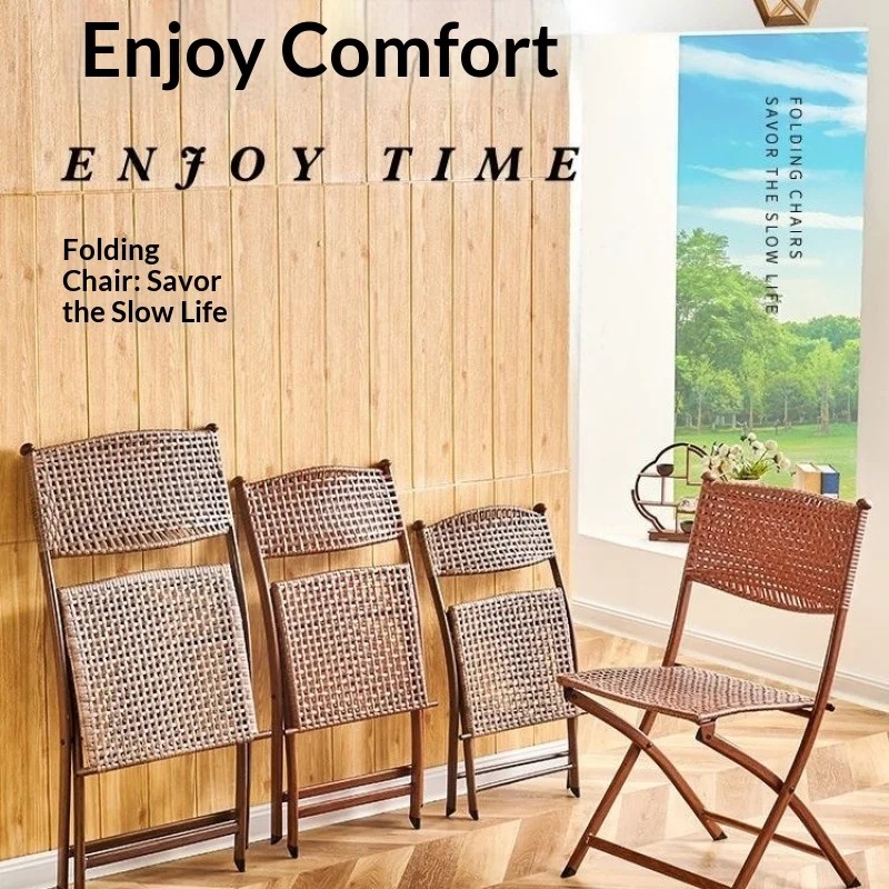 휴대용 접이식 라탄 식탁 의자 스툴, 가볍고 접을 수  - Kids Outdoor Folding Chair 리뷰 및 가격