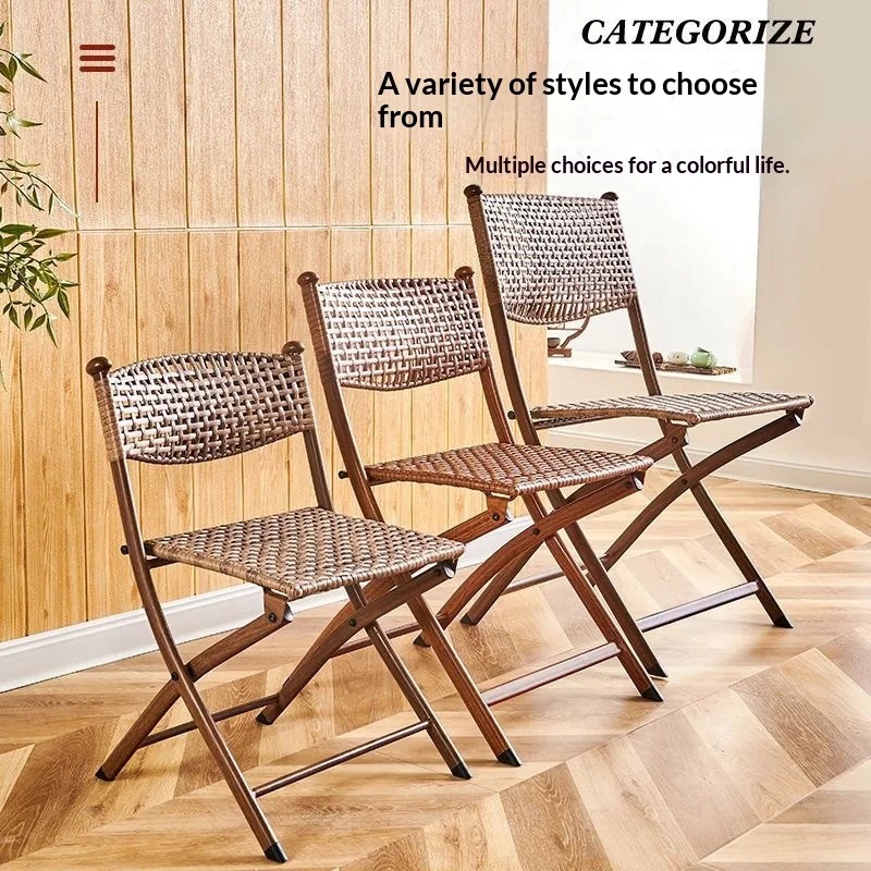 휴대용 접이식 라탄 식탁 의자 스툴, 가볍고 접을 수  - Kids Outdoor Folding Chair 리뷰 및 가격