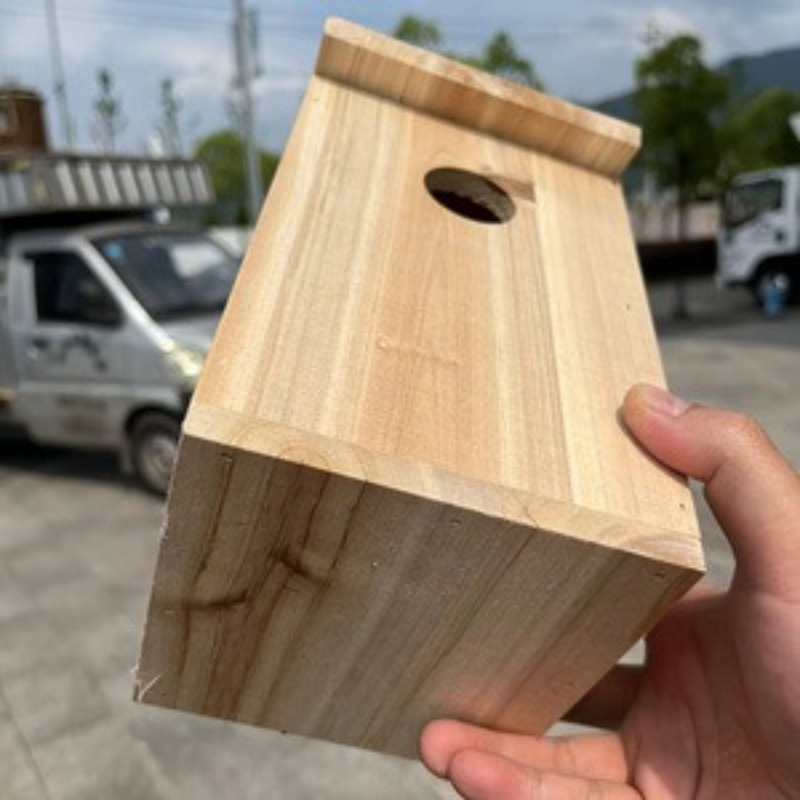 야외 나무 새집, 천연 나무 새 번식 상자, 정원 장식 - Kids Outdoor Nature Toys 리뷰 및 가격