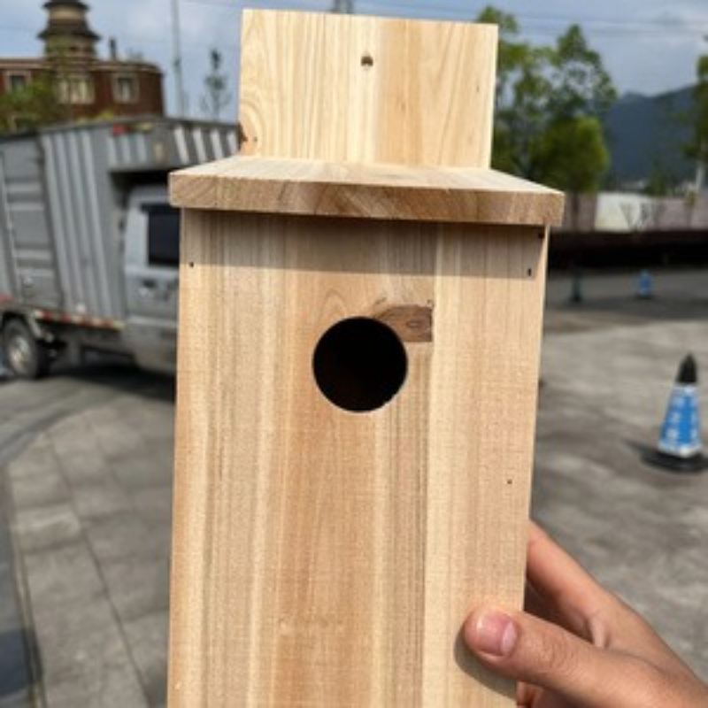 야외 나무 새집, 천연 나무 새 번식 상자, 정원 장식 - Kids Outdoor Nature Toys 리뷰 및 가격