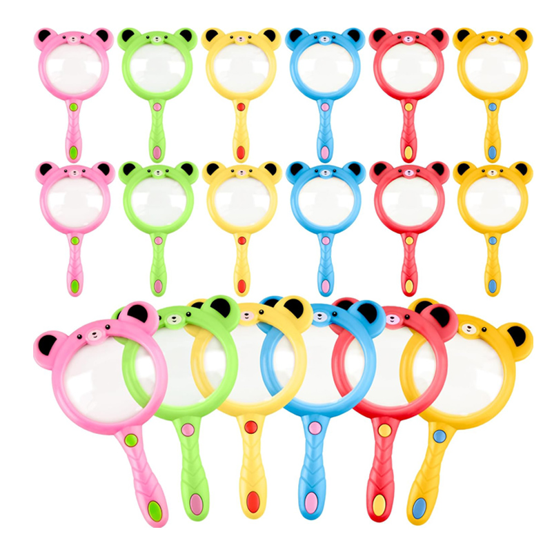 만화 귀여운 손 렌즈 돋보기 돋보기 어린이 파티 학교  - Kids Outdoor Nature Toys 리뷰 및 가격