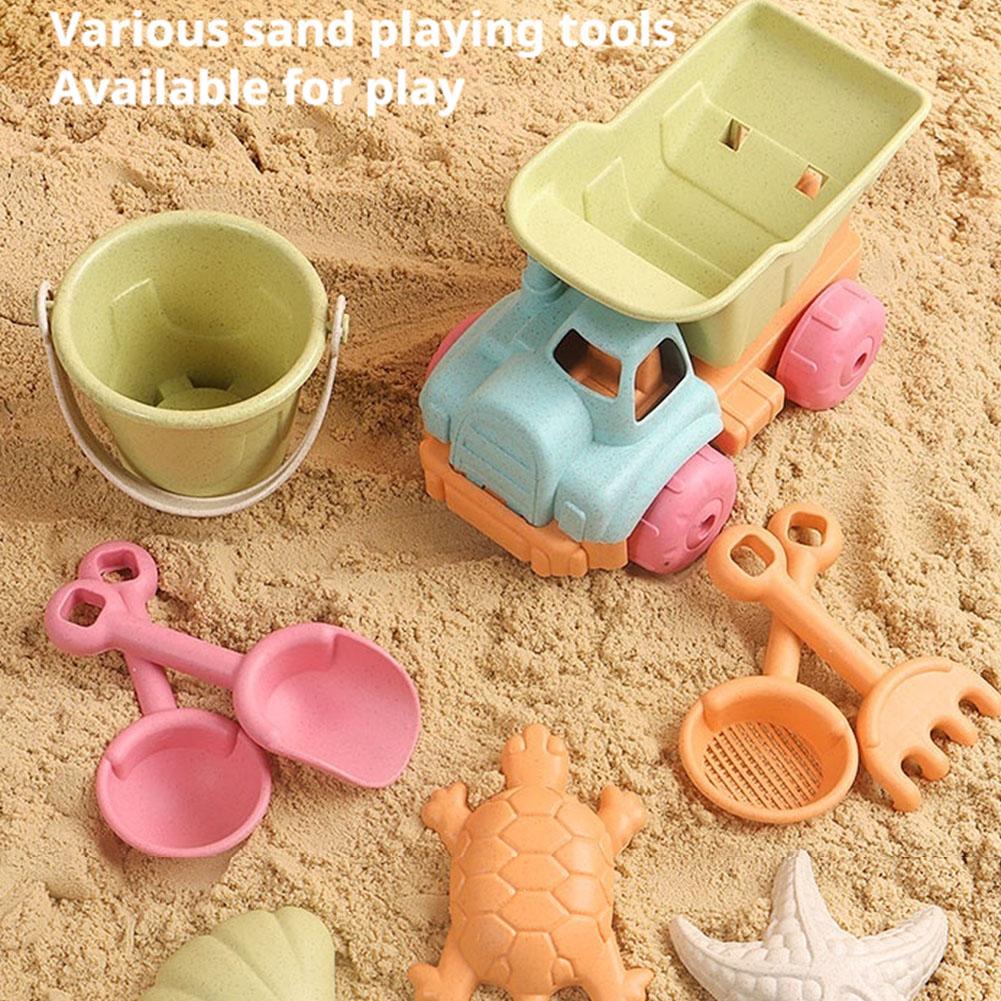 어린이를위한 7Pcs 해변 모래 장난감 세트 여름 야외 - Kids Outdoor Mud Kitchen 리뷰 및 가격