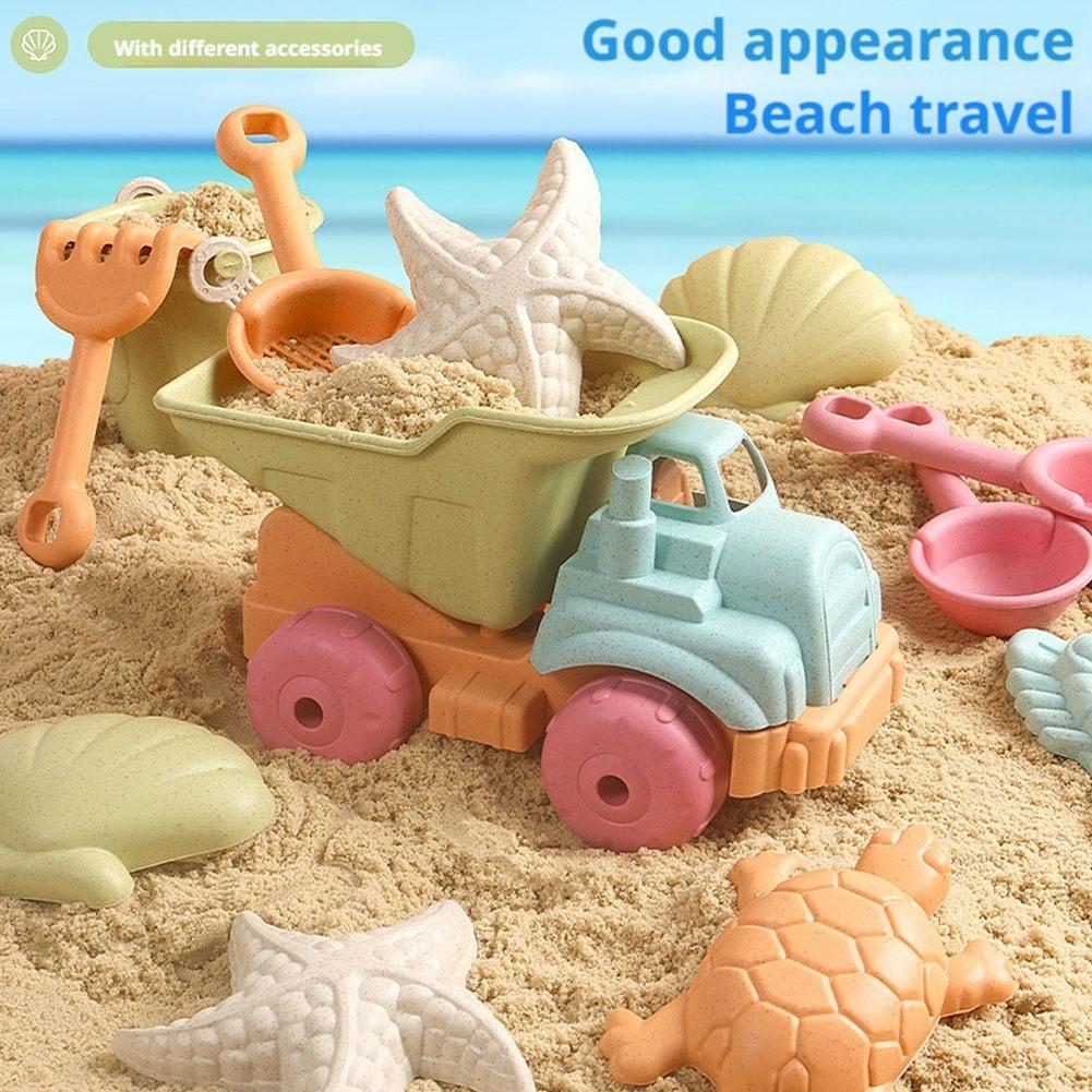 어린이를위한 7Pcs 해변 모래 장난감 세트 여름 야외 - Kids Outdoor Mud Kitchen 리뷰 및 가격