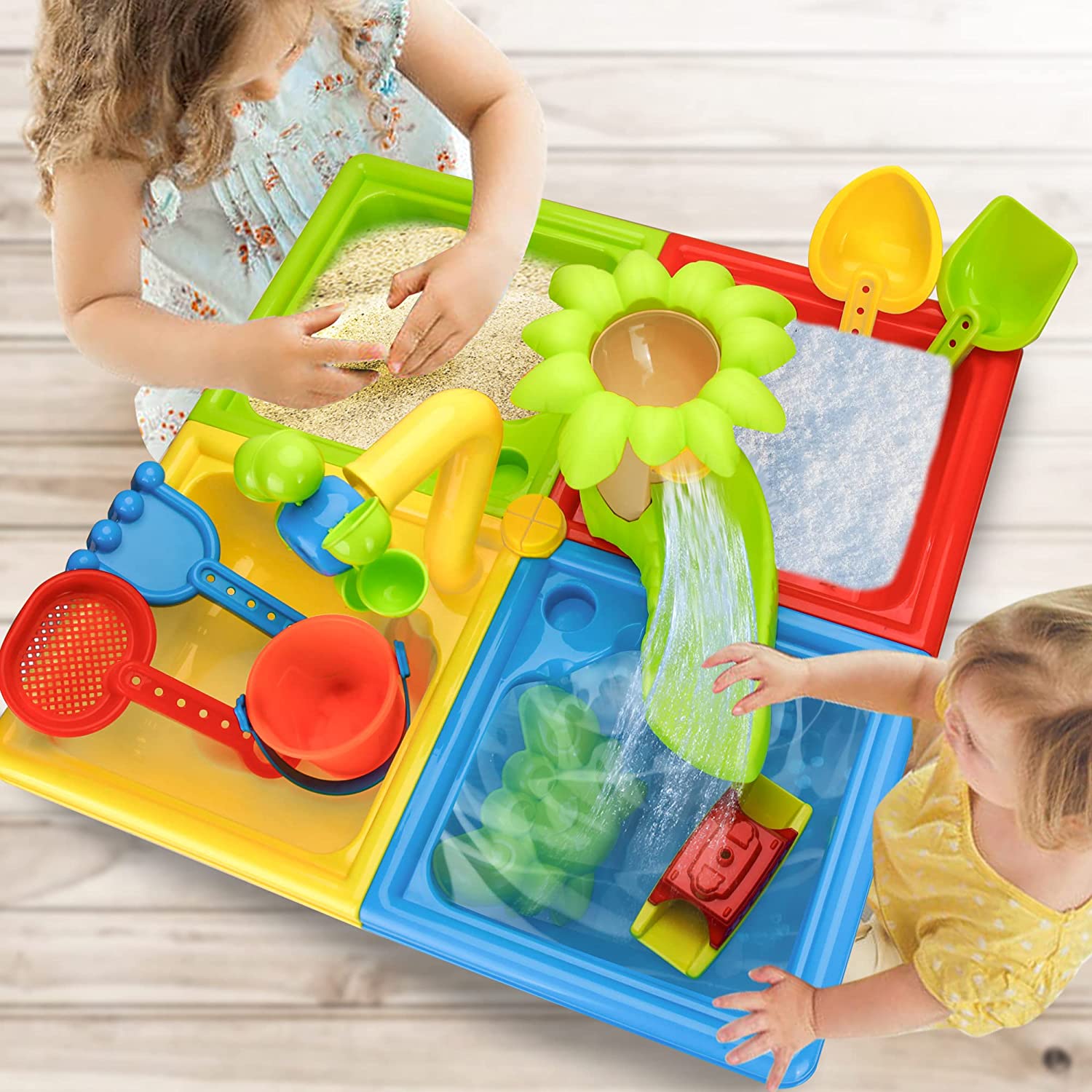 해변 테이블 모래 놀이 장난감, 어린이 야외 게임, 아 - Kids Outdoor Nature Toys 리뷰 및 가격
