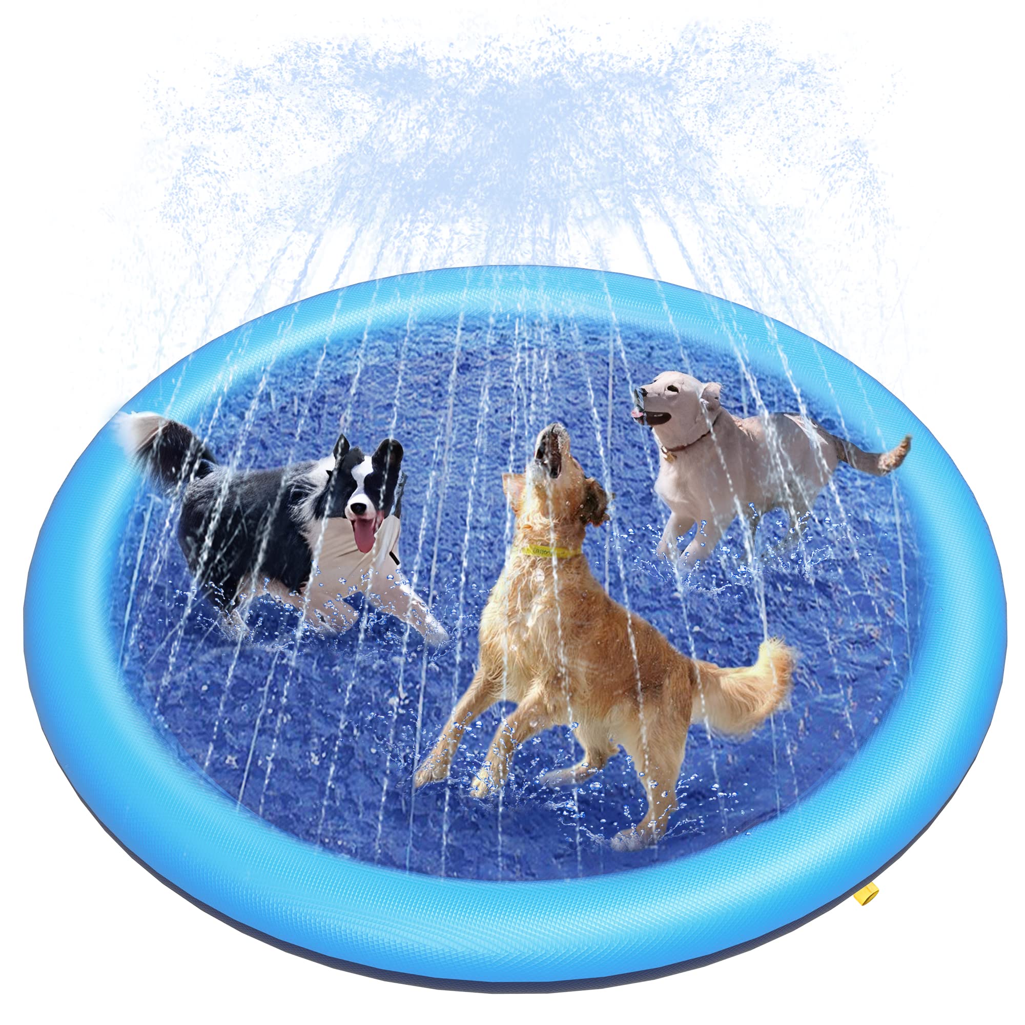 강아지 물놀이 매트, 두꺼운 스프링클러 풀 장난감, 미 - Sprinkler Splash Pad 리뷰 및 가격