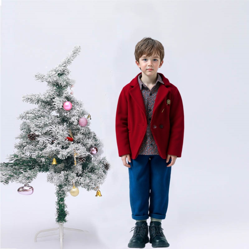 어린이 정장 생일 파티 사진 촬영용 울 코트 2-11세 - Kids Outdoor Jacket 리뷰 및 가격