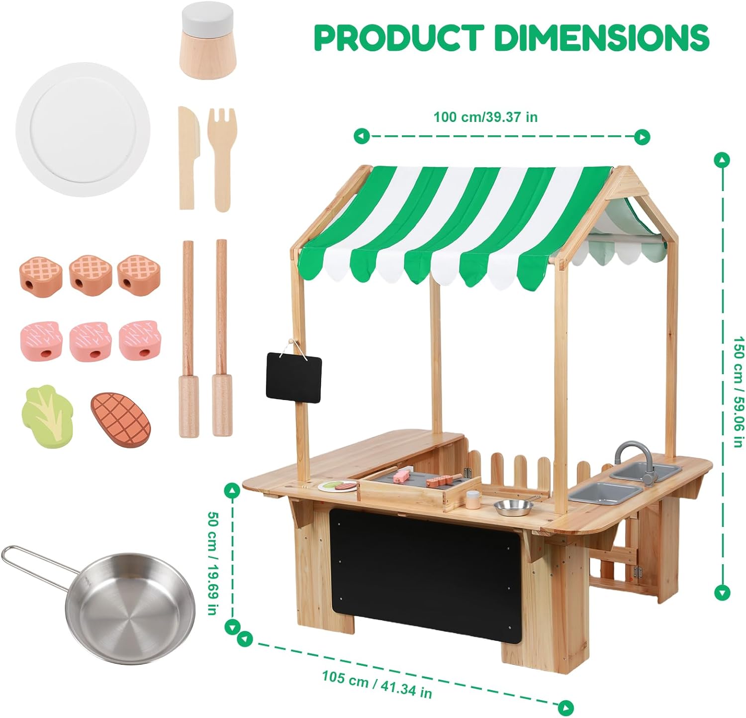 어린이 야외 놀이집, 진흙 주방, 바베큐 장난감, 야외 - Kids Outdoor Mud Kitchen 리뷰 및 가격