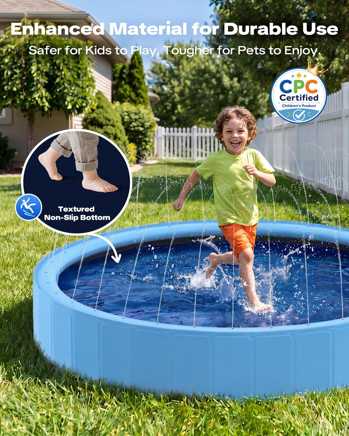 스플래시 패드 PVC 소재 대형 헤비듀티 접이식 휴대용 - Sprinkler Splash Pad 리뷰 및 가격