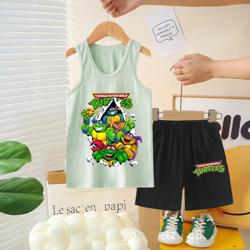 십대 돌연변이 닌자 거북이 어린이 조끼 반바지 세트 패 - Kids Outdoor Ninja Set 리뷰 및 가격