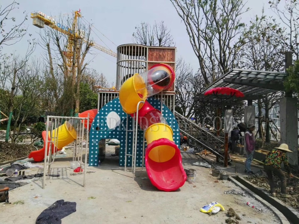 2018년 신제품 CE 인증 도시 테마파크 놀이터 만화 - Kids Outdoor Gym Equipment 리뷰 및 가격