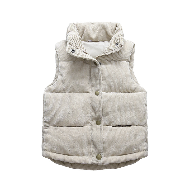 남아 여아 코듀로이 조끼, 두꺼운 따뜻한 재킷, 가을  - Kids Outdoor Jacket 리뷰 및 가격