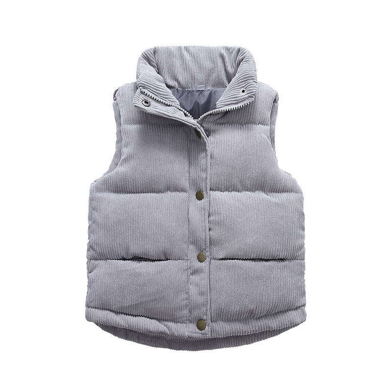 남아 여아 코듀로이 조끼, 두꺼운 따뜻한 재킷, 가을  - Kids Outdoor Jacket 리뷰 및 가격