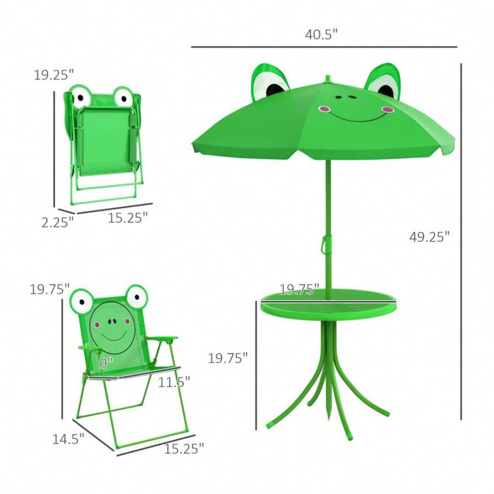 어린이용 테이블 및 의자 세트, 유아용 접이식 피크닉  - Kids Outdoor Umbrella For Table 리뷰 및 가격