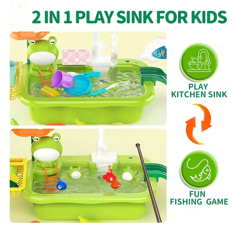 새로운 어린이용 주방 싱크대 전기 식기세척기, 물놀이  - Kids Outdoor Mud Kitchen 리뷰 및 가격