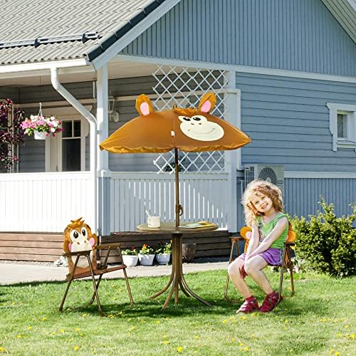 어린이용 테이블 및 의자 세트 피크닉 테이블 우산 브라 - Kids Outdoor Umbrella For Table 리뷰 및 가격