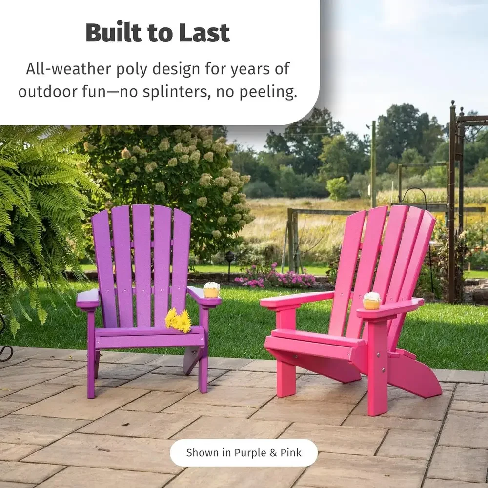 폴리 키즈 아디론닥 의자, 야외용 의자 또는 3~8세  - Kids Outdoor Adirondack Chair 리뷰 및 가격