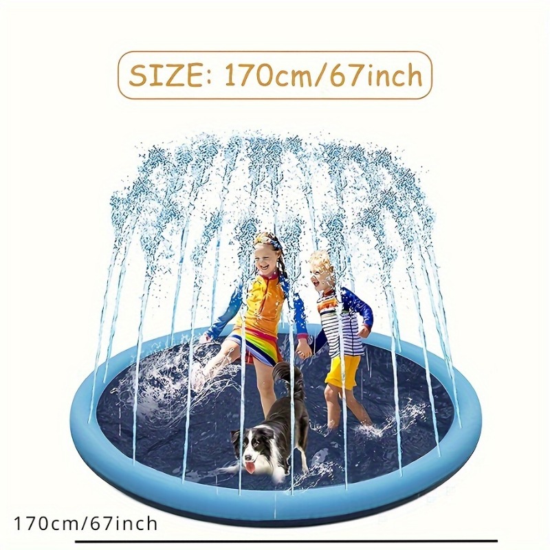 170×180cm 대형 물 스플래시 패드 풍선 스프링클 - Sprinkler Splash Pad 리뷰 및 가격