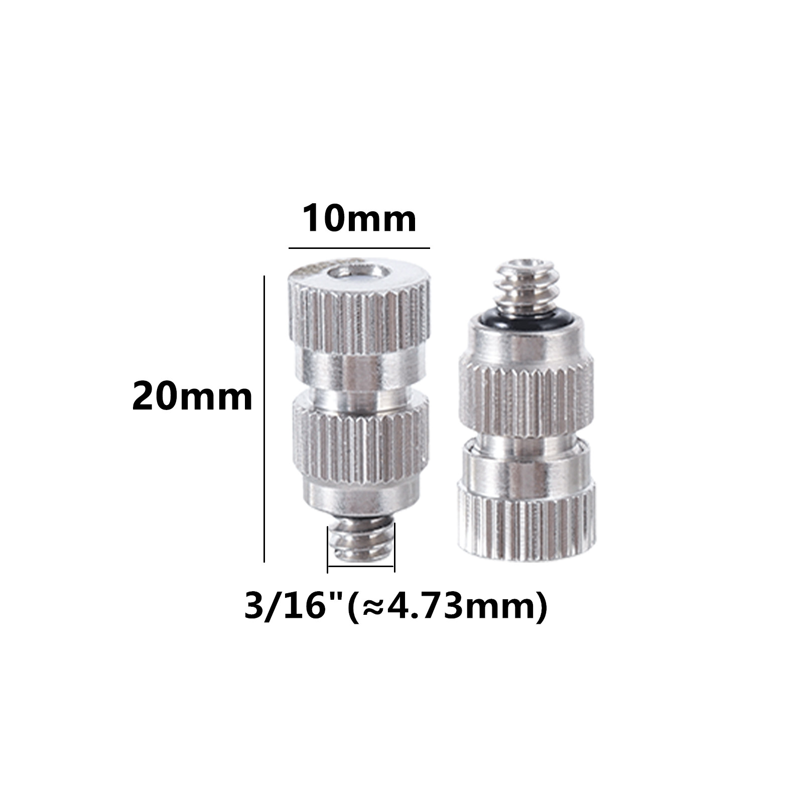 50Pcs 고압 안개 냉각 분무기 3/16 