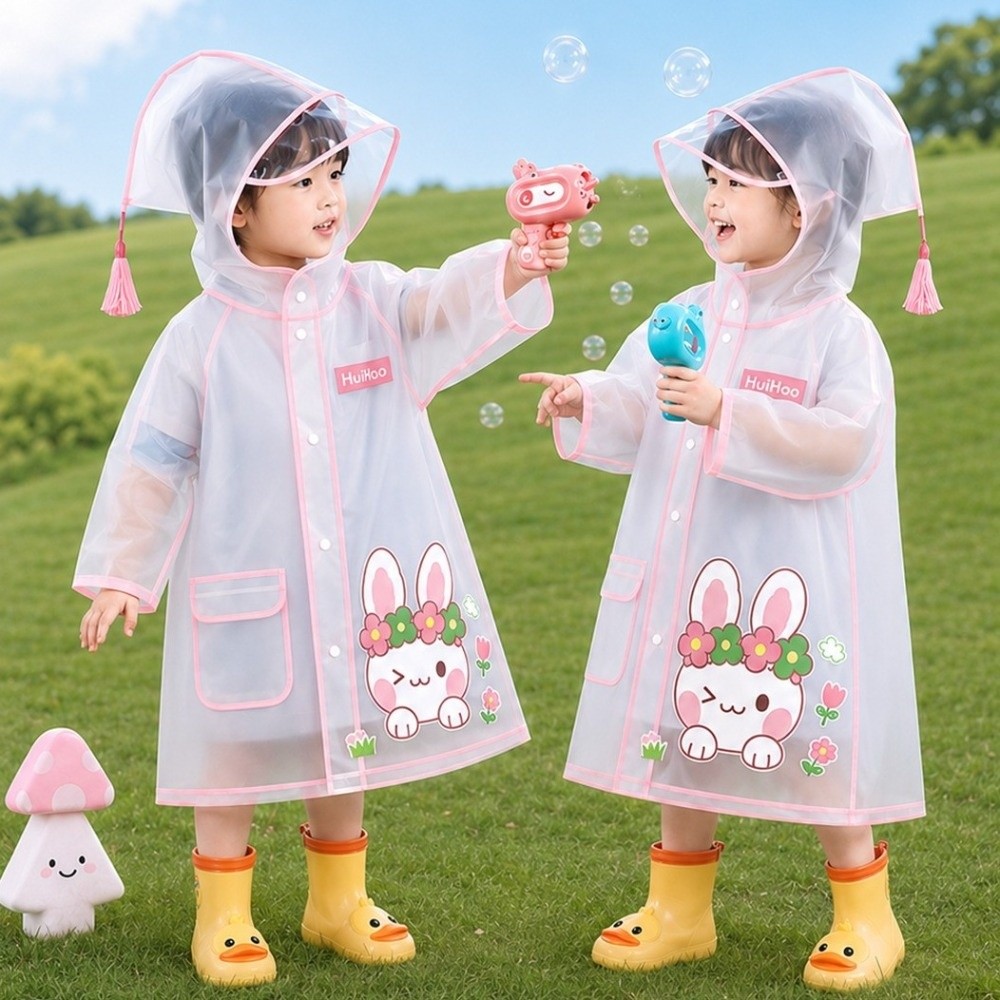 귀여운 EVA 아동용 방수 공룡 우비 재킷 투명 후드  - Kids Outdoor Jacket 리뷰 및 가격