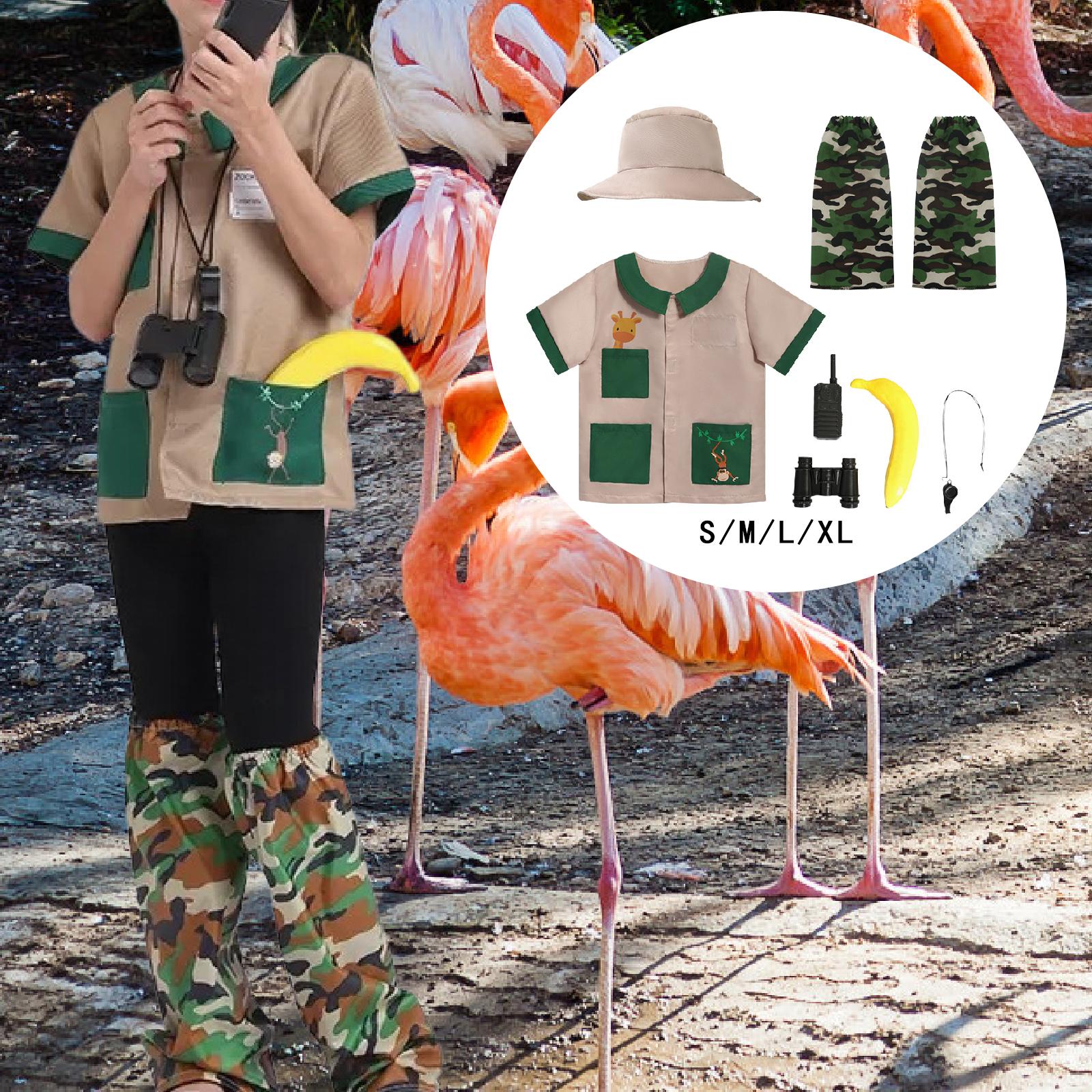 어린이 탐험가 의상 세트 호루라기 망원경 동물원 야외  - Kids Outdoor Zoo 리뷰 및 가격