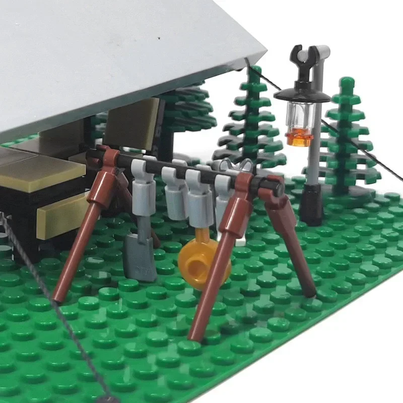 MOC 야외 캠핑 및 피크닉 텐트 모델 빌딩 블록 장면 - Kids Outdoor Folding Chair 리뷰 및 가격