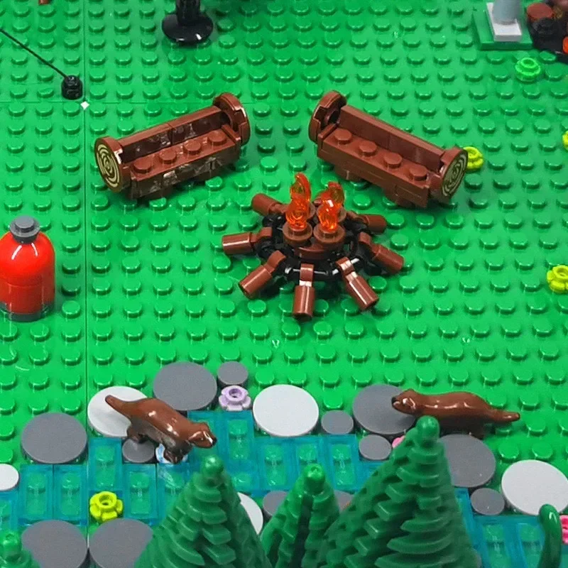 MOC 야외 캠핑 및 피크닉 텐트 모델 빌딩 블록 장면 - Kids Outdoor Folding Chair 리뷰 및 가격