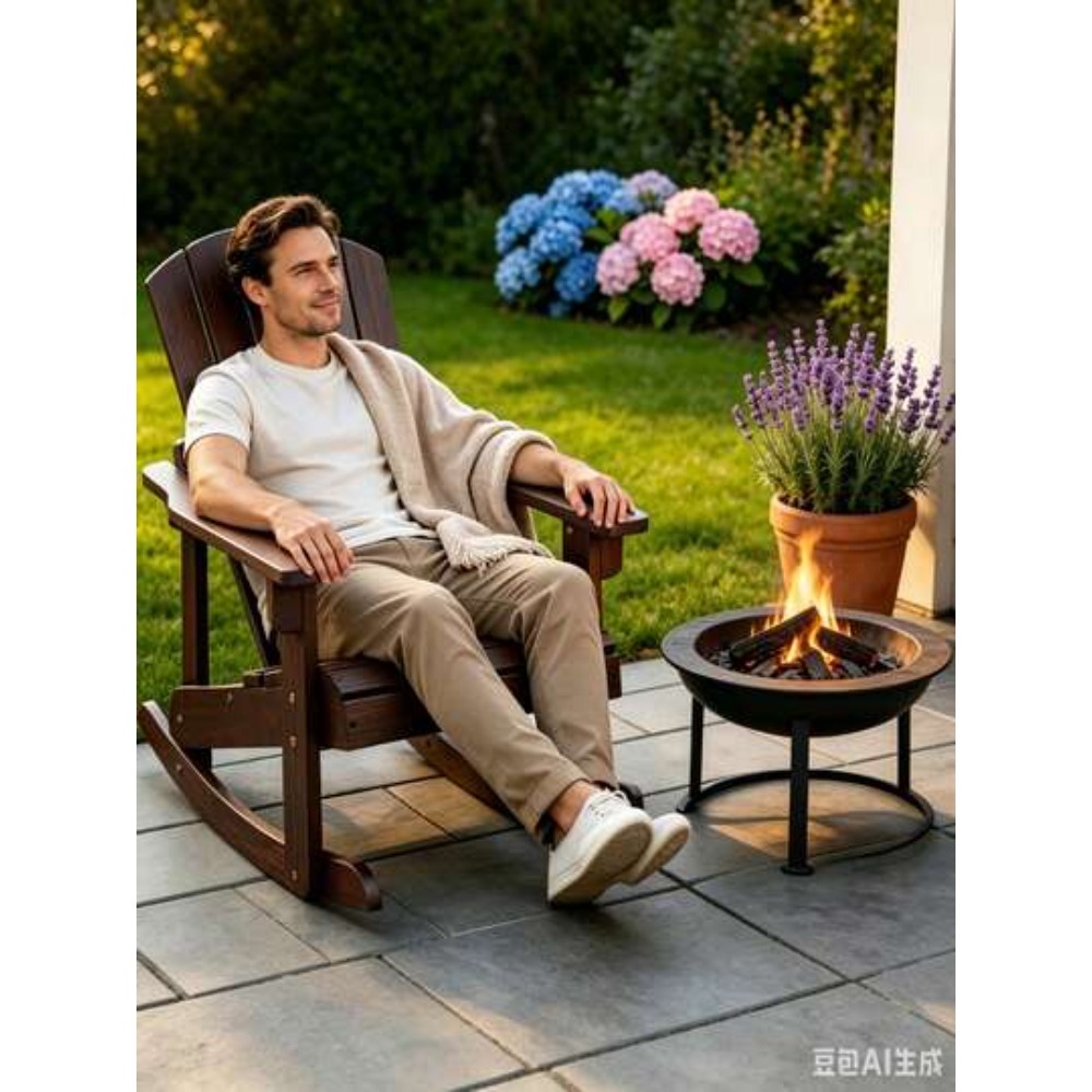 야외용 나무 어린이 아디론닥 흔들의자, 슬랫 시트, 정 - Kids Outdoor Adirondack Chair 리뷰 및 가격