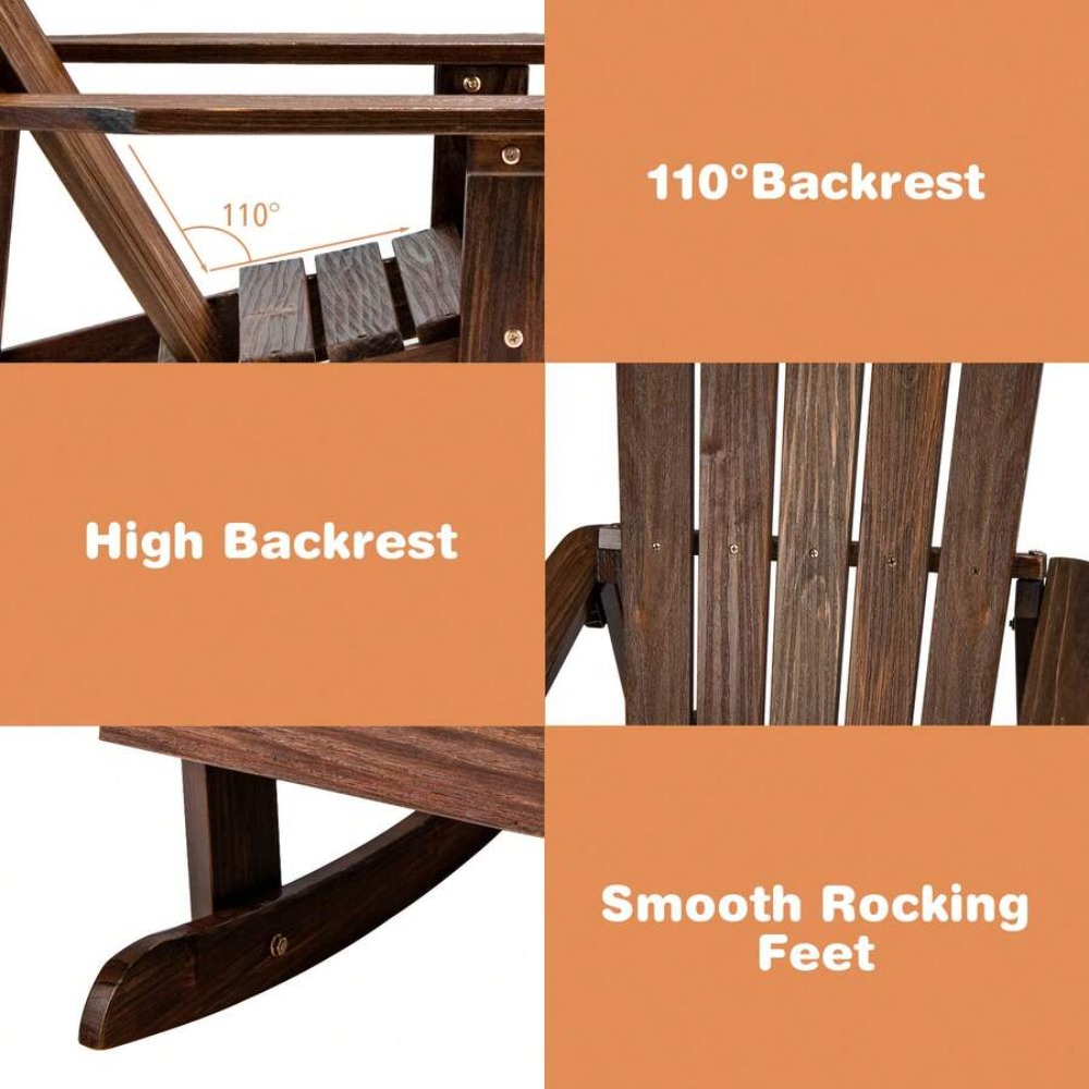 야외용 나무 어린이 아디론닥 흔들의자, 슬랫 시트, 정 - Kids Outdoor Adirondack Chair 리뷰 및 가격