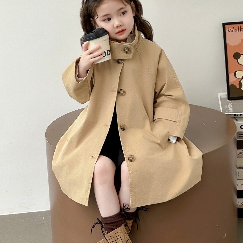 여아 코트 방풍 재킷 면 아웃웨어 2026 빈티지 봄  - Kids Outdoor Jacket 리뷰 및 가격