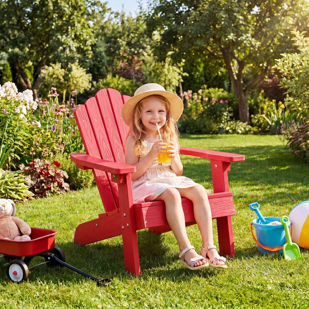 어린이용 아디론닥 의자, 올웨더 HIPS 유아용 야외  - Kids Outdoor Adirondack Chair 리뷰 및 가격