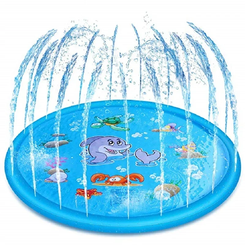 100/170cm 어린이용 인플레이터블 워터 스플래시  - Sprinkler Splash Pad 리뷰 및 가격