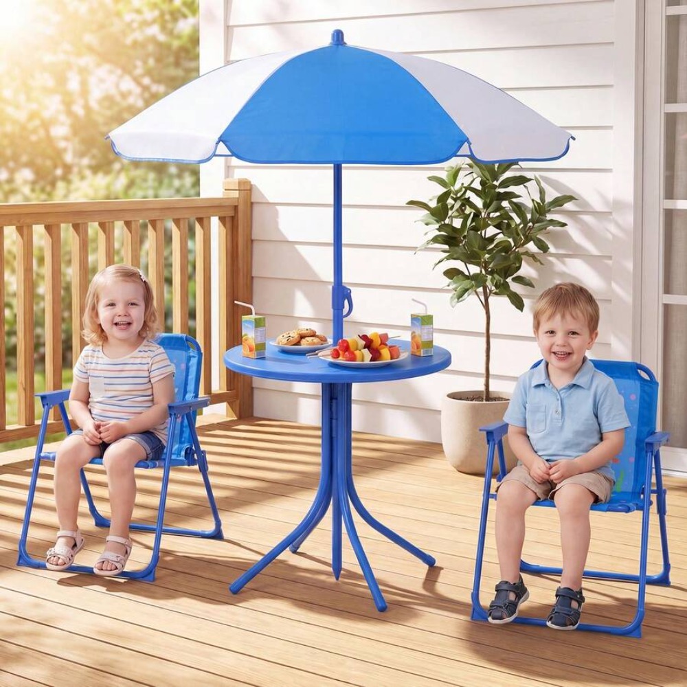 어린이 피크닉 테이블 야외 세트(접이식 의자 2개와 유 - Kids Outdoor Umbrella For Table 리뷰 및 가격